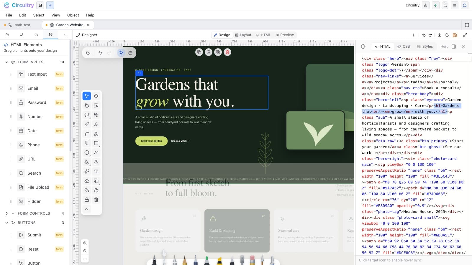 The design studio — Circuitry