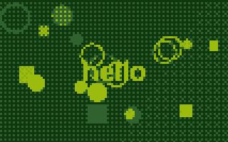 look("gameboy"): Four shades of green.