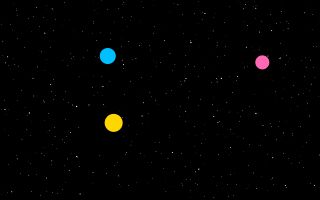 starfield: Flying through stars.